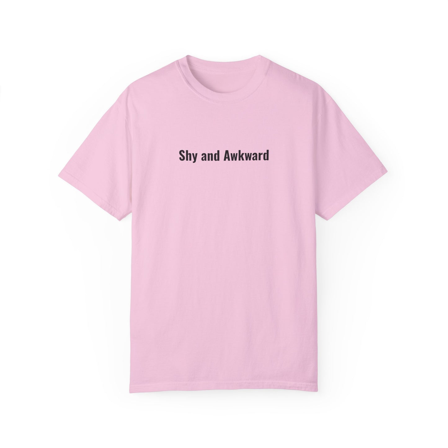 Shy and Awkward Unisex Garment-Dyed T-Shirt