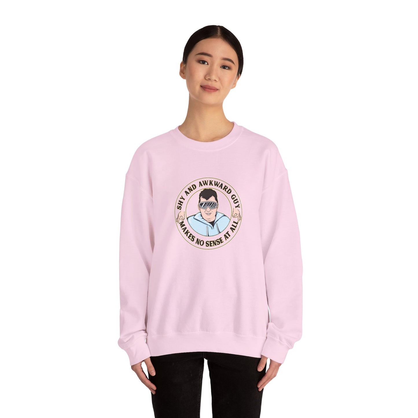 Shy and Awkward Guy Sweatshirt - Unisex Heavy Blend™ Crewneck