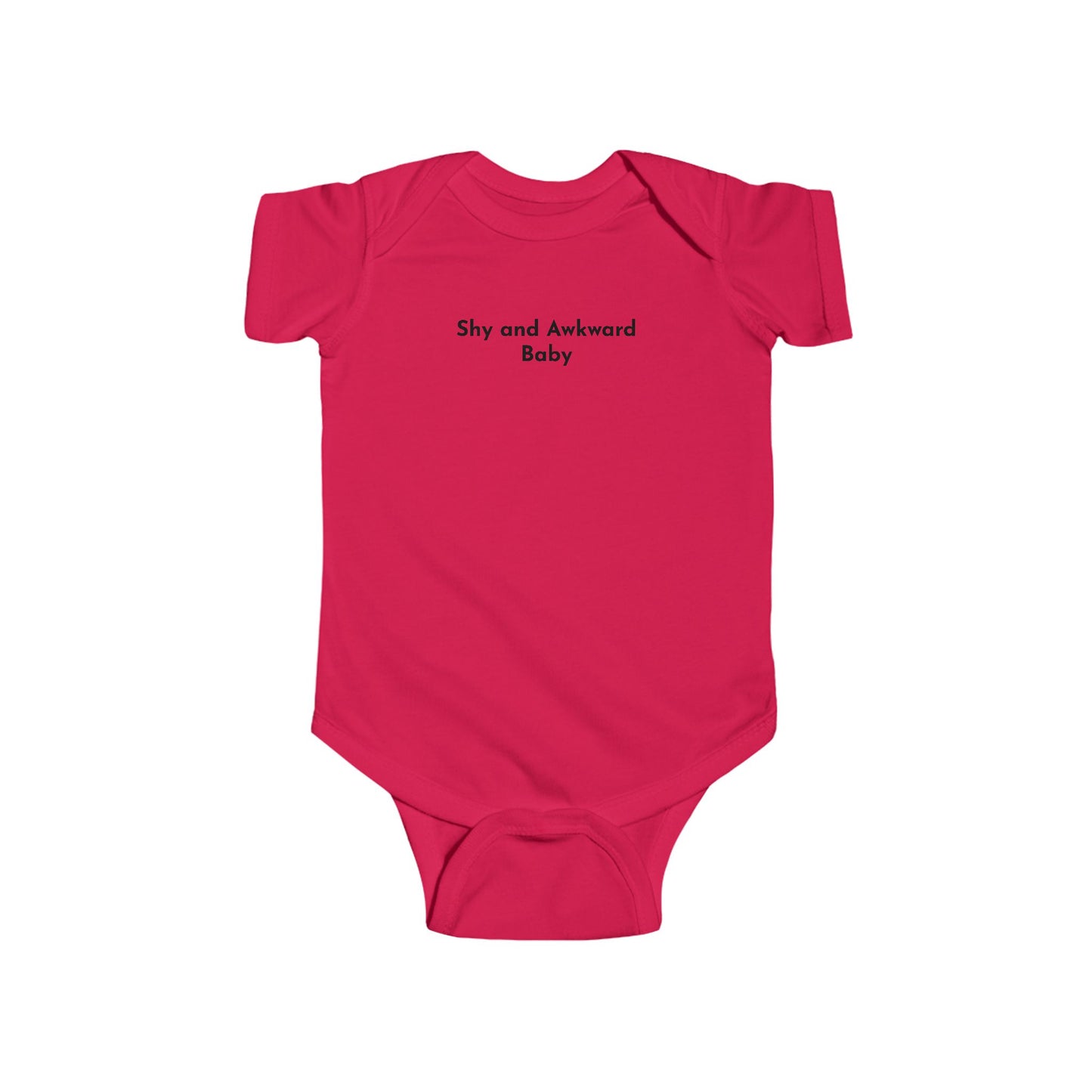 Shy and Awkward Baby Bodysuit - Funny Infant Jersey Suit for Baby Gift