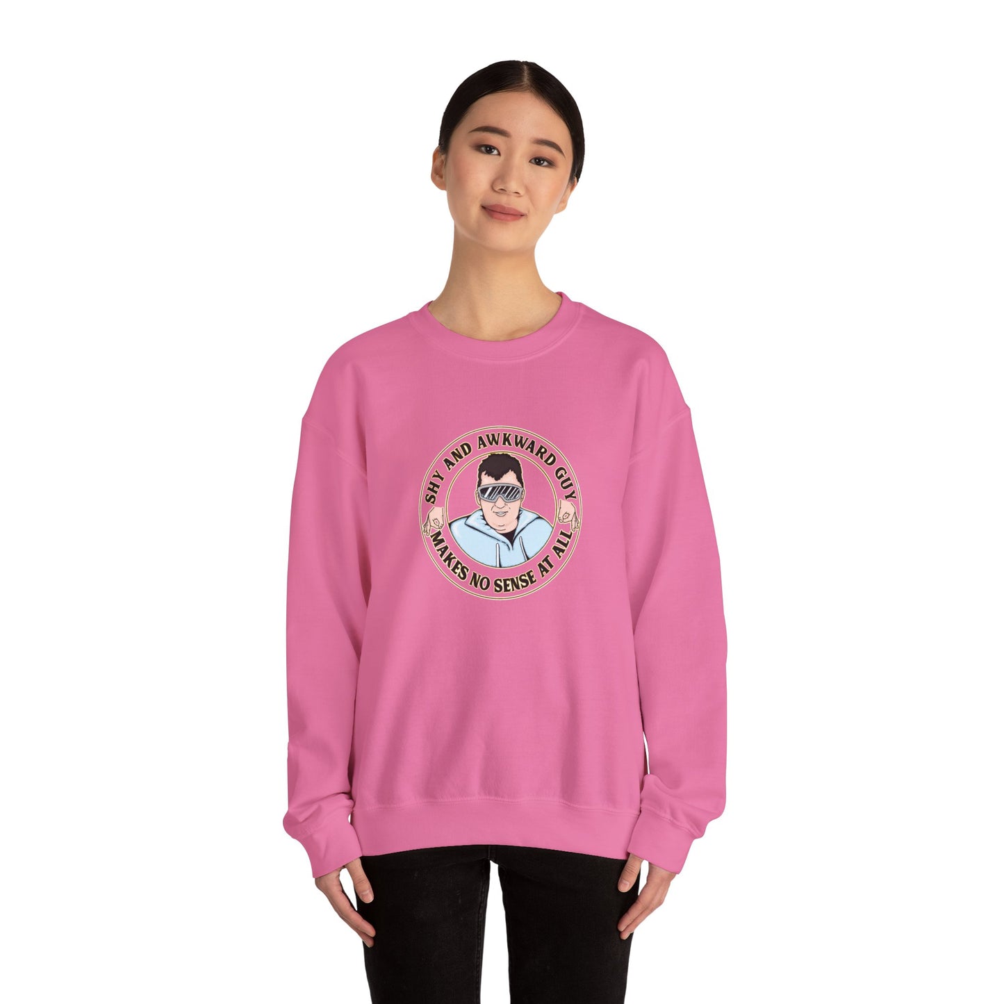 Shy and Awkward Guy Sweatshirt - Unisex Heavy Blend™ Crewneck