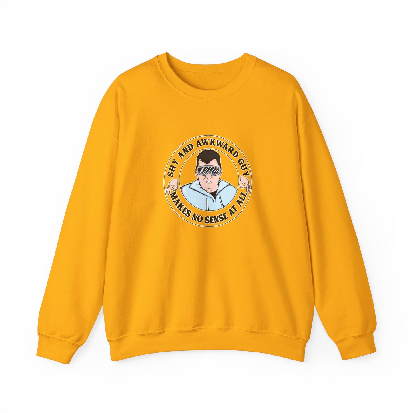 Shy and Awkward Guy Sweatshirt - Unisex Heavy Blend™ Crewneck