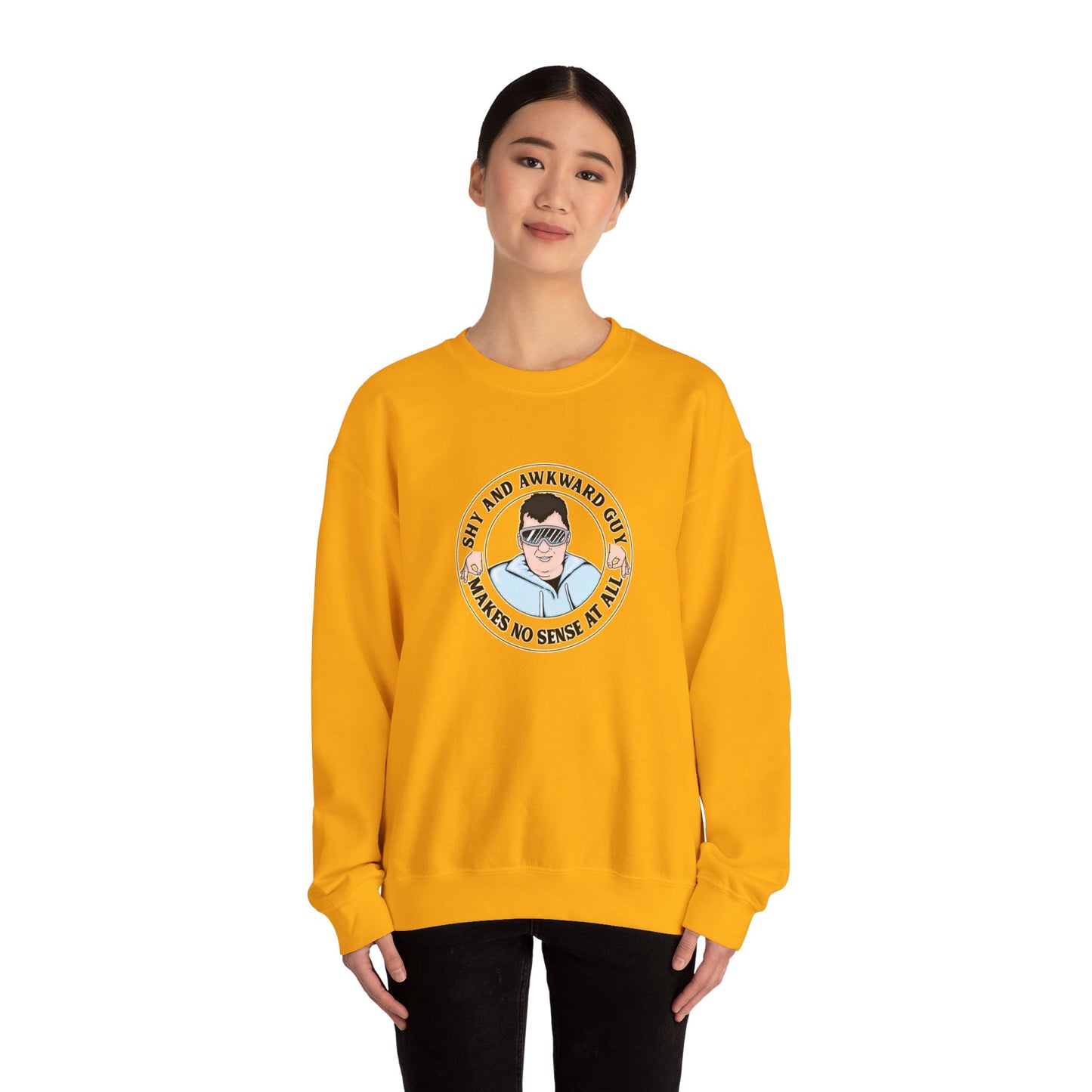 Shy and Awkward Guy Sweatshirt - Unisex Heavy Blend™ Crewneck