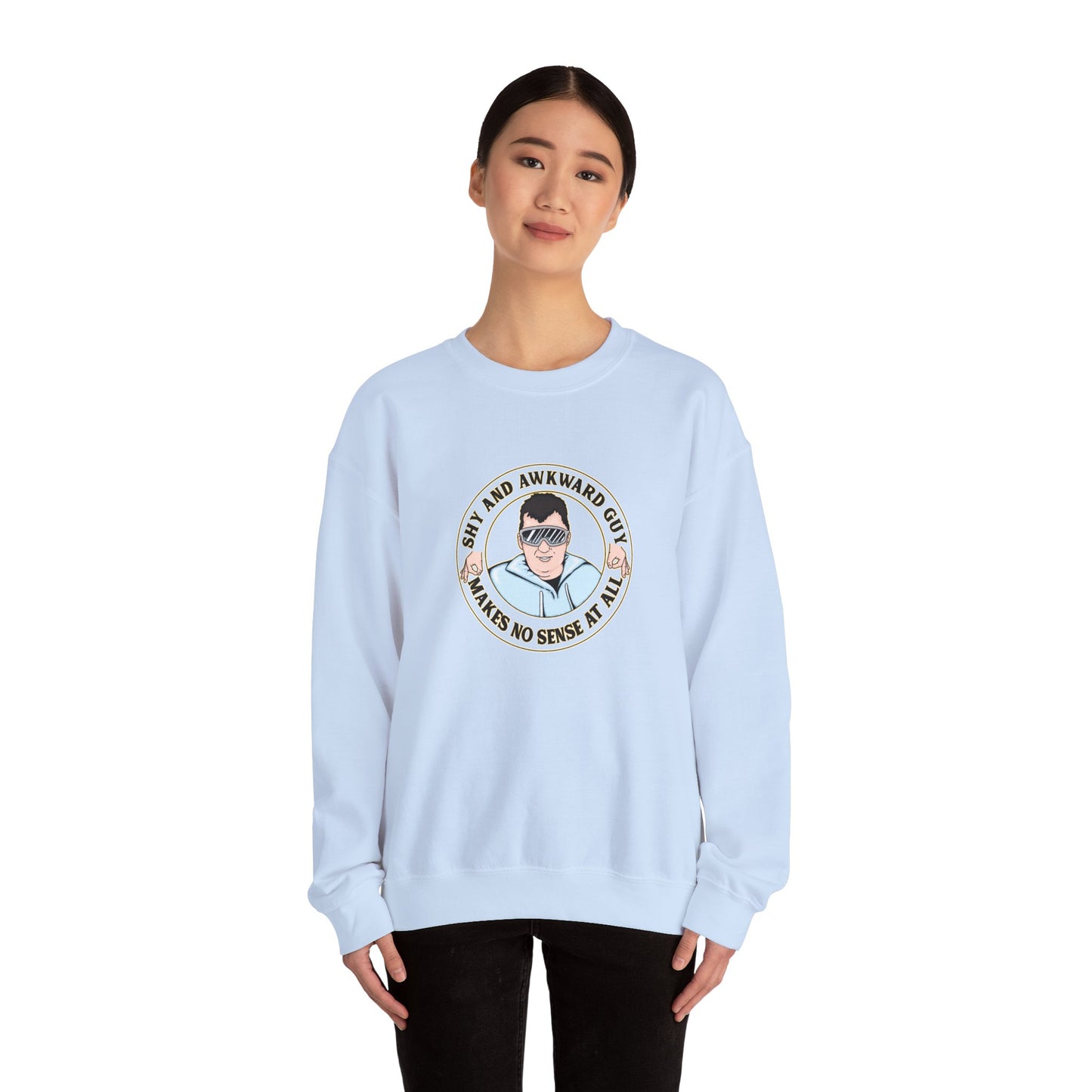 Shy and Awkward Guy Sweatshirt - Unisex Heavy Blend™ Crewneck