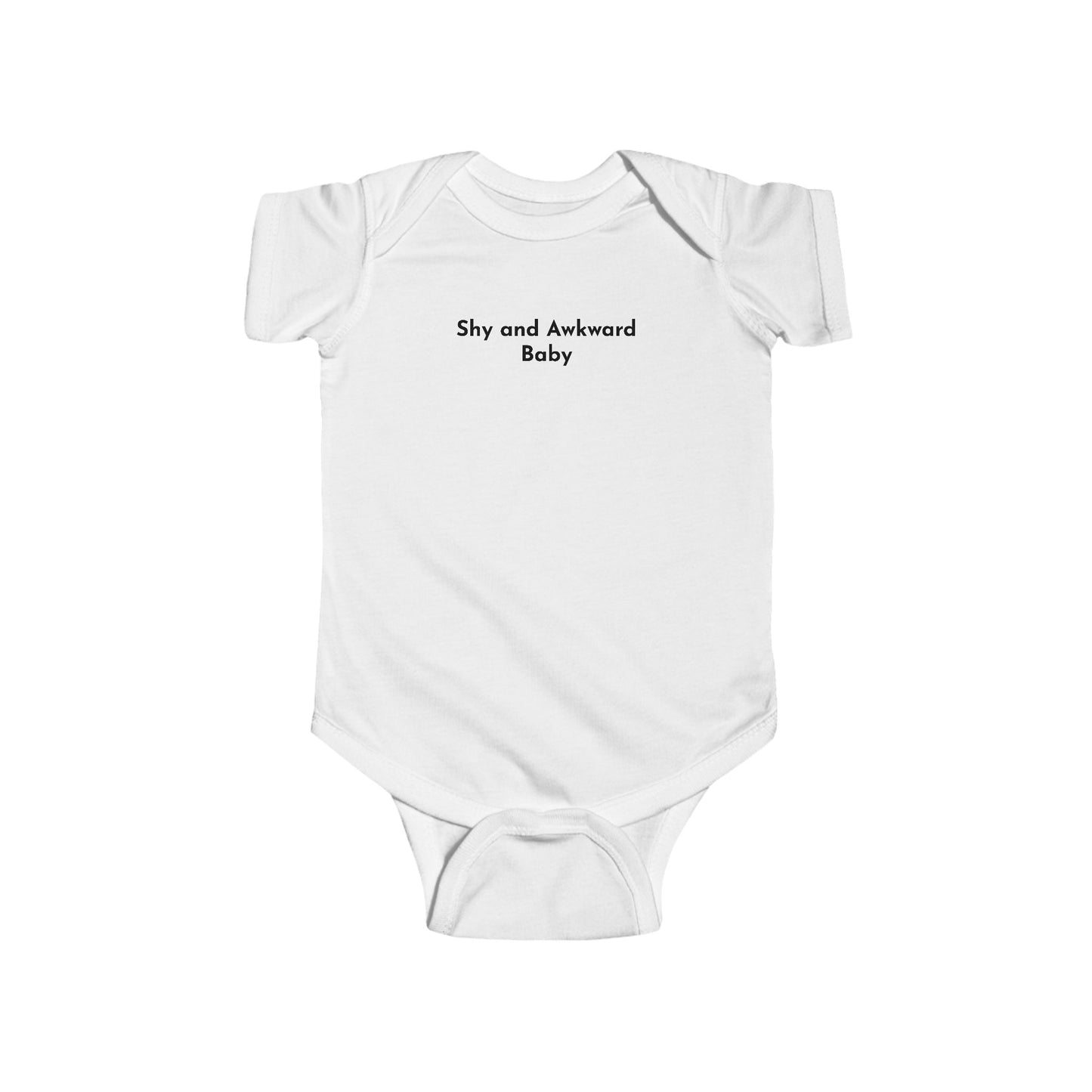 Shy and Awkward Baby Bodysuit - Funny Infant Jersey Suit for Baby Gift