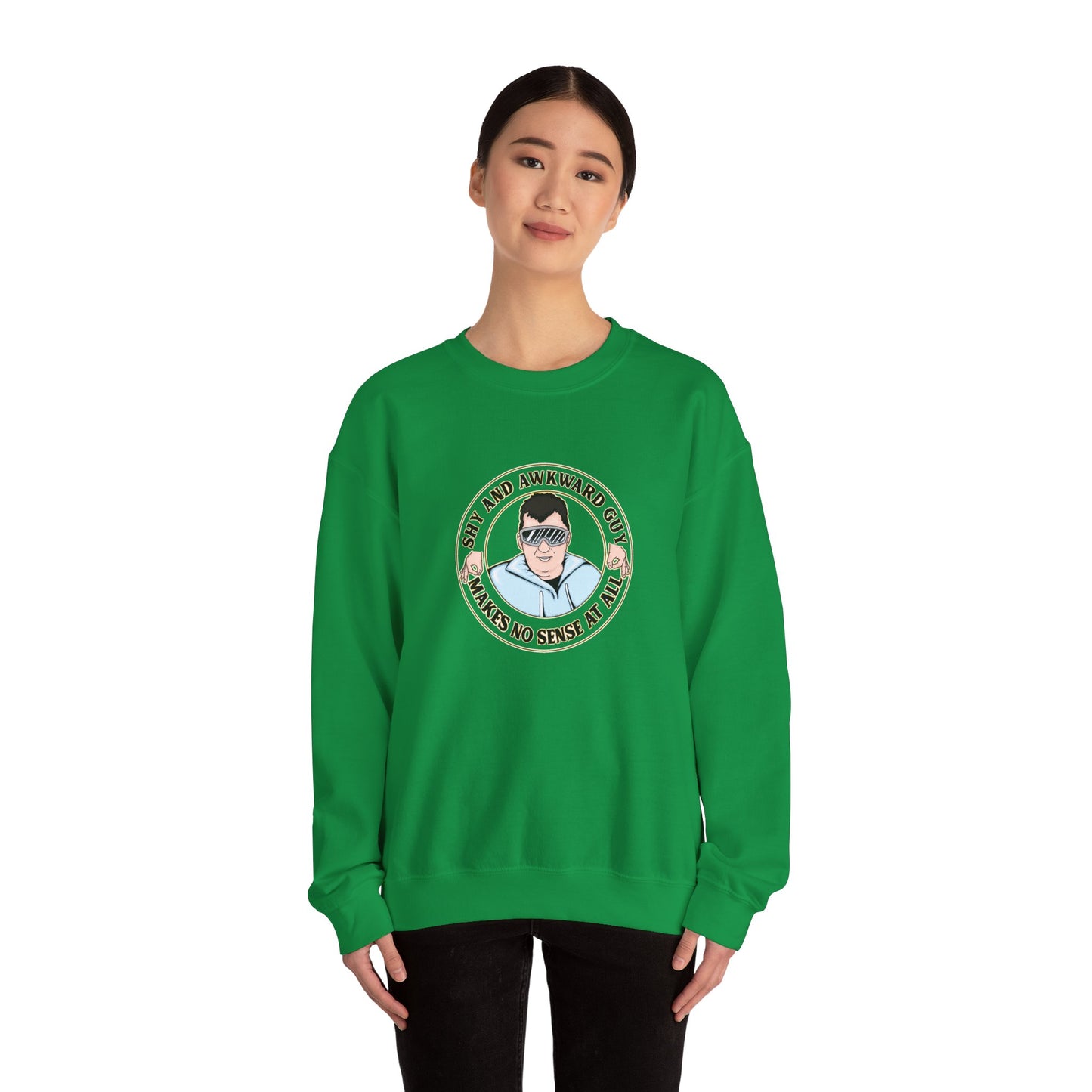 Shy and Awkward Guy Sweatshirt - Unisex Heavy Blend™ Crewneck